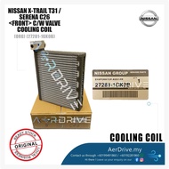 ORIGINAL NISSAN X-TRAIL T31 /SERENA C26 <FRONT> COOLING COIL C/W VALVE ( 27281-1GK0B )