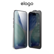 elago Privacy Tempered Glass Screen Protector Compatible with iPhone 17, iPhone 17 Pro, iPhone 17 Pr