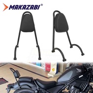 รถจักรยานยนต์ผู้โดยสารด้านหลัง Back Rest Sissy Bar พนักพิงสำหรับ Honda Rebel CMX300 CMX500 CMX 500 3