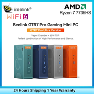 Beelink GTR7 Pro Ryzen7 7840HS Gaming Mini PC Up to 65W GTR7 Desktop Computer Dual DDR5 Slots 32GB 1