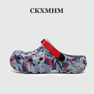 CKXMHM Large Size 45 46 47 Men's Hole Shoes Men's Sandals Beach Shoes EVA Hole Shoes