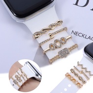 ▲☊✖ Metalowa broszka gwoździe bransoletka nadgarstek Charms Watch Band Ornament pierścienie dekoracyjne akcesoria do paska