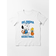 Basketball Snoopy And Woodstock Oklahoma City Thunder Essential T-Shirt
