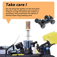 For 80101 1800MAh 1.2V Glow Plug Igniter for RC Car 1/8 1/10 80101 Rechargeable Glow Igniter-Not Cha