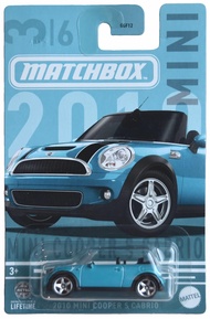 2010 Mini Cooper S Cabrio, Teal 3/6 Matchbox 2010 Mini Cooper S Cabrio, Teal 3/6