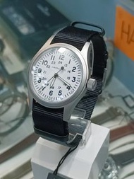 HAMILTON H69439910 KHAKI FIELD卡其野戰系列  MECHANICAL 上鍊機械機芯  38mm  白色錶面黑色尼龍帶 現貨 兩年保用