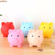 SA0HCR Piggy Bank Cartoon Home Decor Pig Shaped Small Shatterproof Coins Storage Box