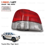 iBarod เสื้อไฟท้าย ของแท้ สีแดงขาว สำหรับ Toyota Sport Rider 4WD SUV Wagon 5L LN165 ปี 1998-2001