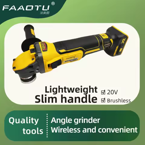 FAAOTU Angle Grinder DCG409 20V Cordless Brushless Power Tool Cutting Machine Suitable for Dewalt ba