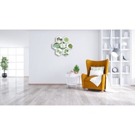 WALL DECORATION WOODEN POSTER WALLDECOR DISPLAY 7 IN 1 HEXAGONAL HEXAGONAL MONSTERA LEAVES TROPICAL