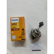 Motorcycle Headlight Bulb 3 Legs PHILIPS Genuine HS1 12V 35/35w 1 Lampu Led Motor