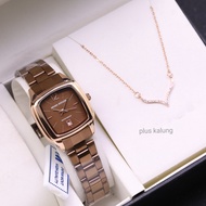 Elegant Store 99 (SEVEN MINUTE ) Jam tangan original wanita SEVEN MINUTE M704 plus kalung premium