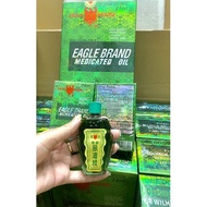 eagle brand medicated_oil 24ml_12bottle_2 lids. original singapore 100%dầu xanh chính hãng