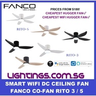 FANCO RITO 3/5 - SMART WIFI DC CEILING FAN
