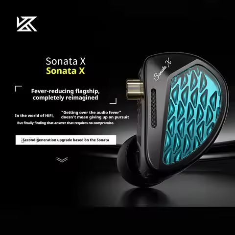 KZ Sonata X 28 Balanced Armature HIFI Earphone High Fidelity Sound Tunable In Ear Monitor Headset Fo