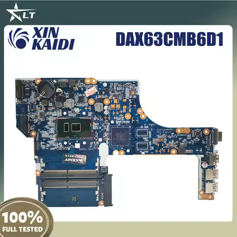 For HP HighPerformance Mainboard DAX63CMB6C0 Laptop Motherboard ProBook 450 G3 470 G3 CPU i3 i5 i7 1