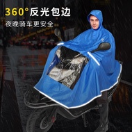 A-💞imateYimeiYM101Single Motorcycle Reflective Raincoat Battery Car Riding Raincoat Electric Motorcycle Men's Rainproof