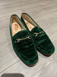 Sam Edelman 綠絲絨樂福鞋