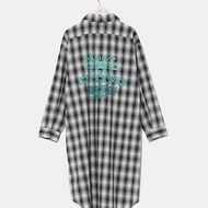 【熱門預購】夏威夷格紋 復古漸層 襯衫洋裝(3色)4CP-4105