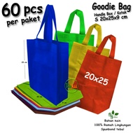 5 Lusin isi 60 pcsTas Kain Spunbond Goodie Bag Jumbo besar Kecil 20x25 25x35 30x40 38x45 Kantong Bel