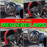 Steering wheel cover for MERCEDES AMG CLA 45, AMG GLC 43, AMG GLE 43, AMG GLS 63, AMG GT53 DCUT styl