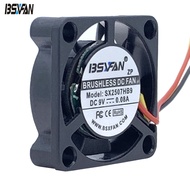 [Cooling Fan] Ready Stock 2507 DC Cooling Fan 3V 5V Hydraulic Double Ball Low Noise Charging Pile Co