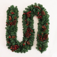 Set Rattan Hotel Window Door Decoration Pinecone Rice2.7Christmas Decoration Red Fruit Vine Hanging 