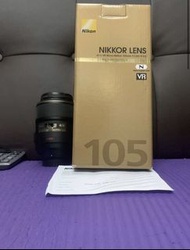 超平 完美無瑕 有盒行貨 Nikon 105 105mm F2.8 Macro VR Nano