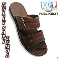 COD Sandal Kulit fashion pria/sendal pria /sendal jepit /sendal Gunung / sandal murah / sandal pria