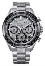 CITIZEN 星辰 ATTESA GPS 光動能 ECO-DRIVE Platinum Shine series 限定款 CC4076-65A 鈦金屬 藍寶石玻璃錶面 10 bar 防水 萬年曆 M