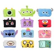 Cartoon AEKYUNG Cat Plush Doll Coin Purse Three-Eyed Alien Sesame Street Stitch Mobile Phone Storage Hand Bag Practical