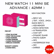 NEW WATCH 11 SE MINI ADVANCED 2025 ( 42MM ) + 4GB MEMORY + REPLY WS + AI TRANSLATION + CHAT GPT + PH