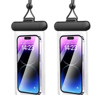 ZUZG Diving IPX8 Full View Waterproof Phone Pouch [2-Pack] - Universal IPX8 Waterproof Phone Case Dr
