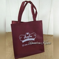 Eco-friendly go green event bag, goodie bag, birthday bag, reusable shopping bag