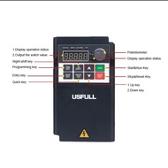 HOt USFULL  Frequency Inverter 1HP 2HP 3HP Converter Vfd Single Phase to Three Phase 220V 380V CE
