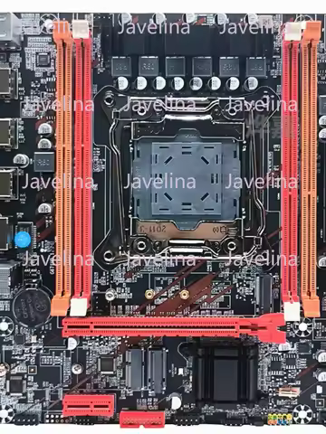 Brand new X99 dual motherboard, DDR3 memory LGA211-V3 pin E5 2678 2696V4 CPU set