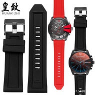 Suitable for Disc Watch Strap DZ4318/4323/4283/4476 Waterproof Sweatproof Silicone Men Strap 24 26mm