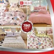 PREMIUM CADAR COMFORTER 5D (7IN1) SET 2200 THREAD COUNT 100% COTTON BEDSHEET | SHIP SAME DAY