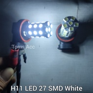 H11 White 27 SMD LED Lamp