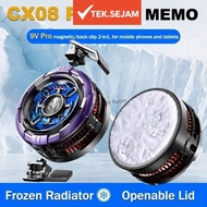 Memo CX08 Pro 9V2A semiconductor cooling fan, magnetic type, attaches to the back of the mobile phon