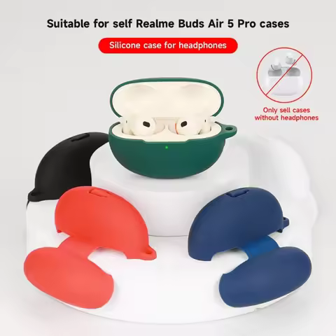 Headphone Protective Case Suitable For Realme Buds Air 5 Pro Cover Shockproof Washable Housing Anti 