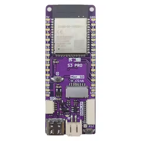 Top-Rated-S3 Pro V1.0.0-ESP32-S3 Base LOLIN WIFI BLE IOT Board 16MB FLASH, 8MB PSRAM I2C TF Support