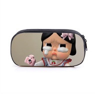 Crybaby Single Layer Pencil Case Children Cartoon Polyester Stationery Box Student Printed Pencil Ba