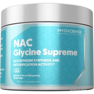 MYOXCIENCE NAC Glycine Supreme | N-Acetyl-L-Cysteine, Glycine, and Taurine Combination (Natural Peac