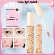 24h Shipping Xixi 3 Colors Liquid Foundation Cover Acne Eye Dark Circle Face Cosmetics Matte Oil-con
