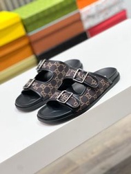GUCCI 古馳 GG Logo 男款 時尚涼拖鞋 款式0122