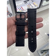 (Original) Alexandre Christie Black Leather Strap 26mm