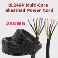 UL2464 Electronic Wire 28AWG Tinned Copper Multi-Core Power Wire Signal Connection Wire -3/5/10 mete