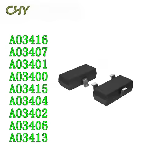 50Pcs/Lot AO3407 SOT23-3 AO3400 AO3401 AO3402 AO3404 AO3406 A09T A19T A29T A69T MOSFET A79T AO3413 A