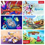 (BUY 2 free 1)(6in1)Nintendo Switch Pokemon Scarlet, Sport,Just Dance 2022,Moving out 2,Boomerang Fu